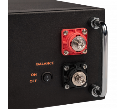 Акумулятор LP LiFePO4 51,2V - 100 Ah (5120Wh) (BMS SP 100A/50А) RM RS485/CAN LCD BL