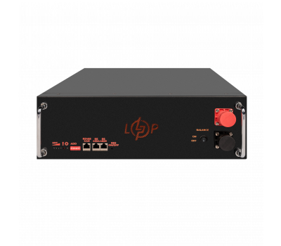 Акумулятор LP LiFePO4 51,2V - 100 Ah (5120Wh) (BMS SP 100A/50А) RM RS485/CAN LCD BL