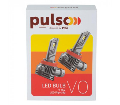 Лампы PULSO VO-H8-H9-H11-H16/LED-chips Flip chip/9-16V/2*50W/6000Lm/6500K