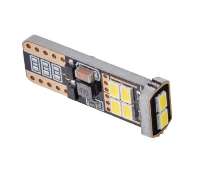 Лампа диодная T-10 -10SMD-3020 canbus 9-36V  02285