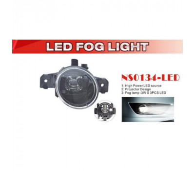 Фары доп.модель Nissan Cars/NS-0134L/LED-12V9W/эл.проводка