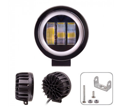 Фара робочого світла  + DRL WLP - 30R4 FLOOD 3Led*10W (4 INCH)10-30V/30W/6000K