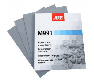 APP Наждачная бумага водостойкая 230mm x 280mm P_1000 (50 шт) Matador