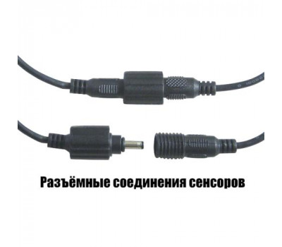 Парктронік TIGER PS-44/LED/4 датчики D=18мм/конектор/сiрий/сiрий