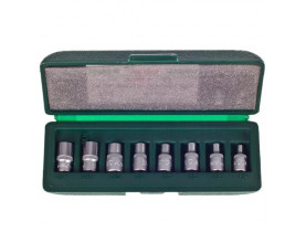 HANS. Набор торц головок внешний торкс 1/4",  Е4-Е12, 8 предм.   (26410-8) - HANS.Наборы головок, наборы инструмента