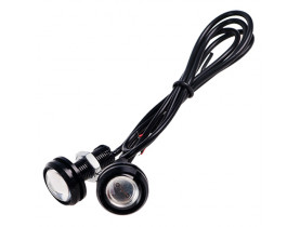 Болти для кріплення номеру 18-COB 12V чорні 2 шт White / АВТОАКСЕСУАРИ