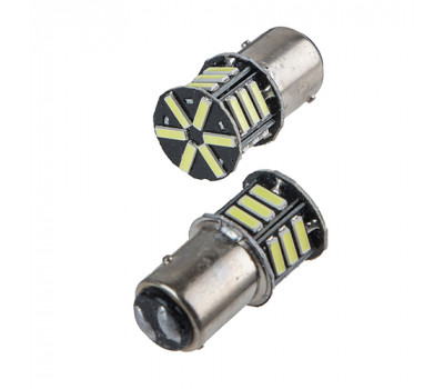 Лампа диодная S25 1157-7020-21SMD 2 контакта  10848
