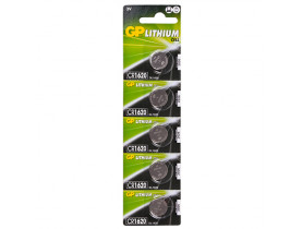 Батарейка GP дисковая Lithium Button Cell 3.0V CR1620-7U5 литиевые - ИСТОЧНИКИ ПИТАНИЯ