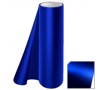Декоративна плівка 1.52м х 20м Chrome matte синiй