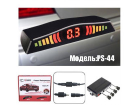 Парктронік TIGER PS-44/LED/4 датчики D=18мм/конектор/чорний/чорний / АВТОАКСЕСУАРИ