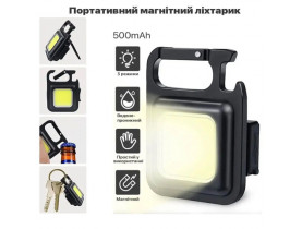 Ліхтар MULTIFUNCTIONAL BL-J031-COB, Li-Ion акумулятор, магніт, карабін, відкривачка, ЗУ Type-C / Переноски-ліхтарі