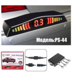 Парктронік TIGER PS-44/LED/4 датчики D=18мм/конектор/сiрий/сiрий