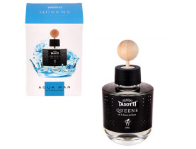 Ароматизатор жидкий для дома/офиса Tasotti "Car&Home" QUEENS 100ml  Aqua Man - Освежители