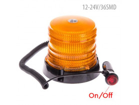 Мигалка проблесковая светодиодная LP-12240/10-30V/7.2W/48SMD-2835/Стробоскоп/желтая - Автоаксессуары и электротранспорт