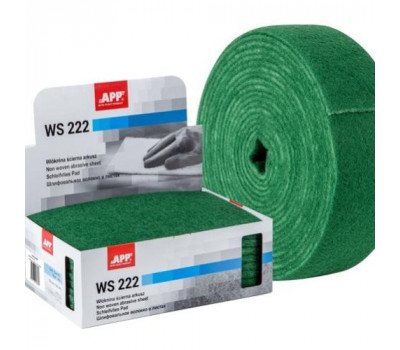APP Наждачка волокнистая WSR 222  100mm x 10m, зеленая , крупноабразивная. рулон