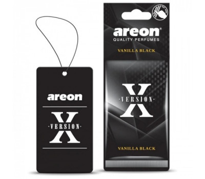 Освежитель воздуха AREON Х-Vervision сухой листик Vanilla Black