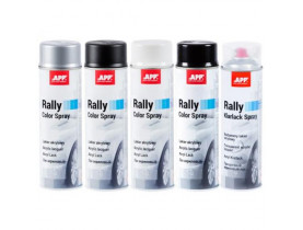APP Фарба аерозольна Rally Color Spray, лак прозорий 600ml / APP
