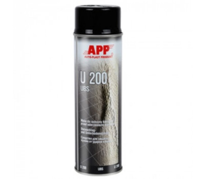 APP Антигравий аерозоль, U200 UBS, черный, 500ml