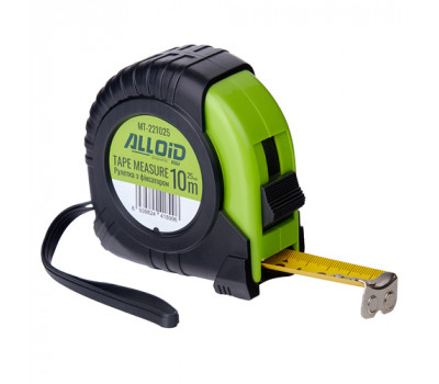 Alloid Base. Рулетка з фіксатором  10 м/25 мм, MT-221025