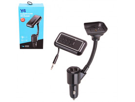 Модулятор FM 5в1 Y4 12-24v Bluetooth - АВТОАКСЕССУАРЫ