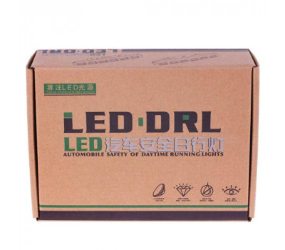 Фари дод./денного світла XS-006 DRL 16 6LED/4W/12V/пластик/190*26мм/ з поворотом 09480