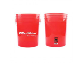 Ведро для мойки прозрачное красное MaxShine Detailing Bucket, 20 л - Щетки для мытья авто