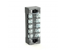 Клеммная колодка 5-разрядная TB-1505 15A/600V, сечение провода 0,5-1,5мм2, 100 шт в упаковке, цена за штуку - Клеммная колодка TB