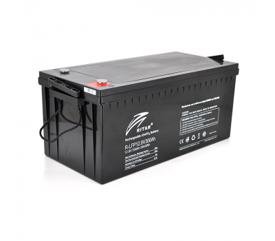Акумуляторна батарея Ritar LiFePO4 12,8V 300Ah  3840Wh BMS100@4S( 522 х 240 х 219 (224) ) Q1