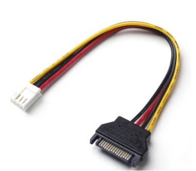Переходник питания SATA=>4pin(малый), 0.2m, Пакет