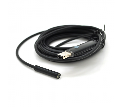 3 in 1 MicroUSB/PC HD эндоскоп, мягкий провод, 5м