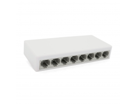 Комутатор JY 5008S 8 портів Ethernet 10/100 Мбіт/сек. DC 5 . Блок живлення 5V у комплекті / Електрика та кабельна продукція