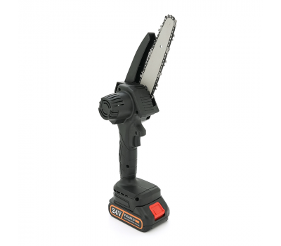 Аккумуляторная цепная пила Mini Chain Saw 15cm, 24V, зарядное+акумулятор, Case