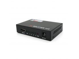 Активный HDMI сплитер 1=>4 порта, 3D, 1080Р, 4K, 1,4 версия, DC5V/2A Q50, Box / Світчі/сплиттери/подовжувачі VGA, HDMI, USB
