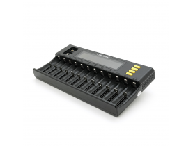 ЗУ универсальное Liitokala Lii-S12, 12+2 каналов, Ni-Mh/Li-ion/LiFePo4/крона, 220V/12V, LED+LCD, Box - Электрика и кабельная продукция