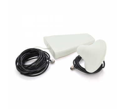 Комплект усилитель GSM306-3G-4G 900/1800/2100МГц . Усилитель трехдиапазонный, антенна приёма 20м кабеля, антенна ретрансляции 3 метра. Gold