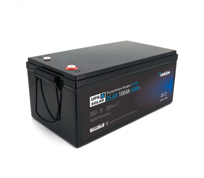 Літій-залізо-фосфатний акумулятор Merlion LiFePO4 25.6V 100AH ​​(8S2P/BMS-100A), (522x238x225), до 5000 циклів