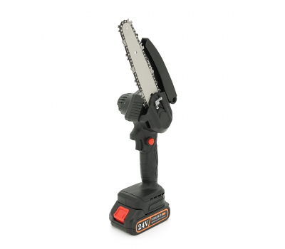 Аккумуляторная цепная пила Mini Chain Saw 15cm, 24V, зарядное+акумулятор, Case