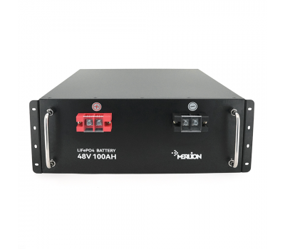 Літій-залізо-фосфатний акумулятор Merlion LiFePO4 48V 100AH для Solar, BMS-100A, (482х396х132), 5000 циклів Q1