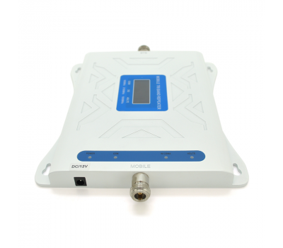 Комплект усилитель GSM305-3G-4G 900/1800/2100МГц . Усилитель трехдиапазонный, антенна приёма 10м кабеля, антенна ретрансляции 3 метра. White