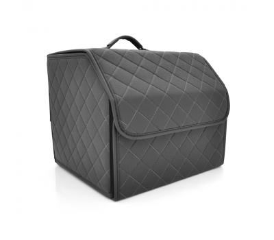 Складной кожаный автомобильный органайзер 330*320*300, Black