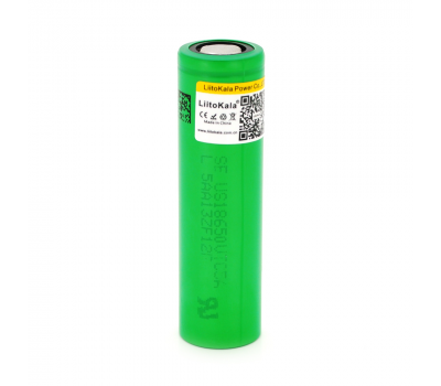 Аккумулятор 18650 Li-Ion LiitoKala Lii-VTC5, 2600mAh (2450-2650mAh), 3.7V (2.75-4.2V), Green, PVC