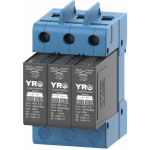 Фотогальваническая защита от перенапряжения постоянного тока YRSP-D2 DC SPD 3P 20-40KA 1000Vdc T2 трехполюсный
