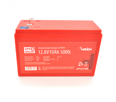 Літій-залізо-фосфатний акумулятор Merlion LiFePO4 12.8V 10AH (4S3P/BMS-10A), (151x99x99) for UPS, до 5000 циклів, Q12