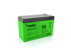 Аккумуляторная батарея MERLION G-MLG1272F2 12 V 7,2 Ah ( 150 x 65 x 95 (100) ), 2.035 kg Green Q10/480 - Электрика и кабельная продукция