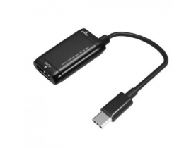 Конвертер Type C MHL на HDMI (для телевізора), Black, OEM / Конвертори (HDMI/DVI/VGA/RCA/Display Port)