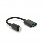 Перехідник KIN KY-242 USB2.0(AF) OTG - Type-C(M), 0.15m, Black, Box