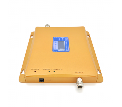 Комплект усилитель GSM306-3G-4G 900/1800/2100МГц . Усилитель трехдиапазонный, антенна приёма 20м кабеля, антенна ретрансляции 3 метра. Gold