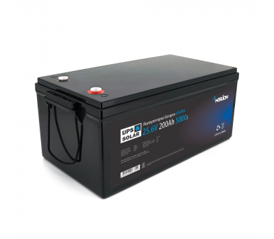 Літій-залізо-фосфатний акумулятор Merlion LiFePO4 25.6V 200AH (8S1P/BMS-100A), (522x268x218), до 5000 циклів