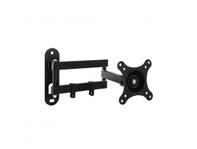 Кронштейн для TV PiPo PP- 180, 13 "-27", до 15кг, поворотний 180°, Black, Box / Електрика та кабельна продукція