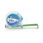Рулетка YRO 5MX16FT стальная, 5м, корпус прозрачный пластик, полотно 25мм, Q12